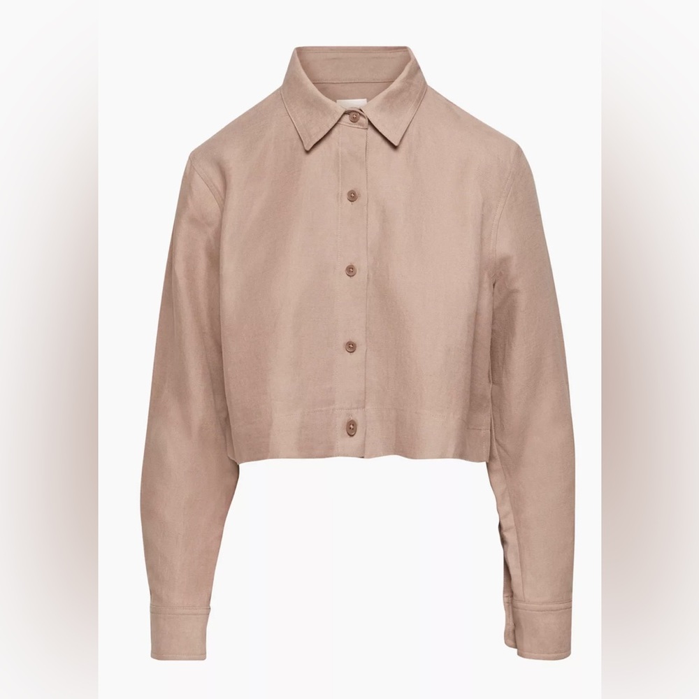 Wilfred Aritzia Linen Proposal Shirt